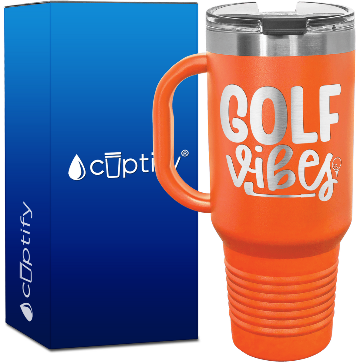 Golf Vibes 40oz Golf Travel Mug
