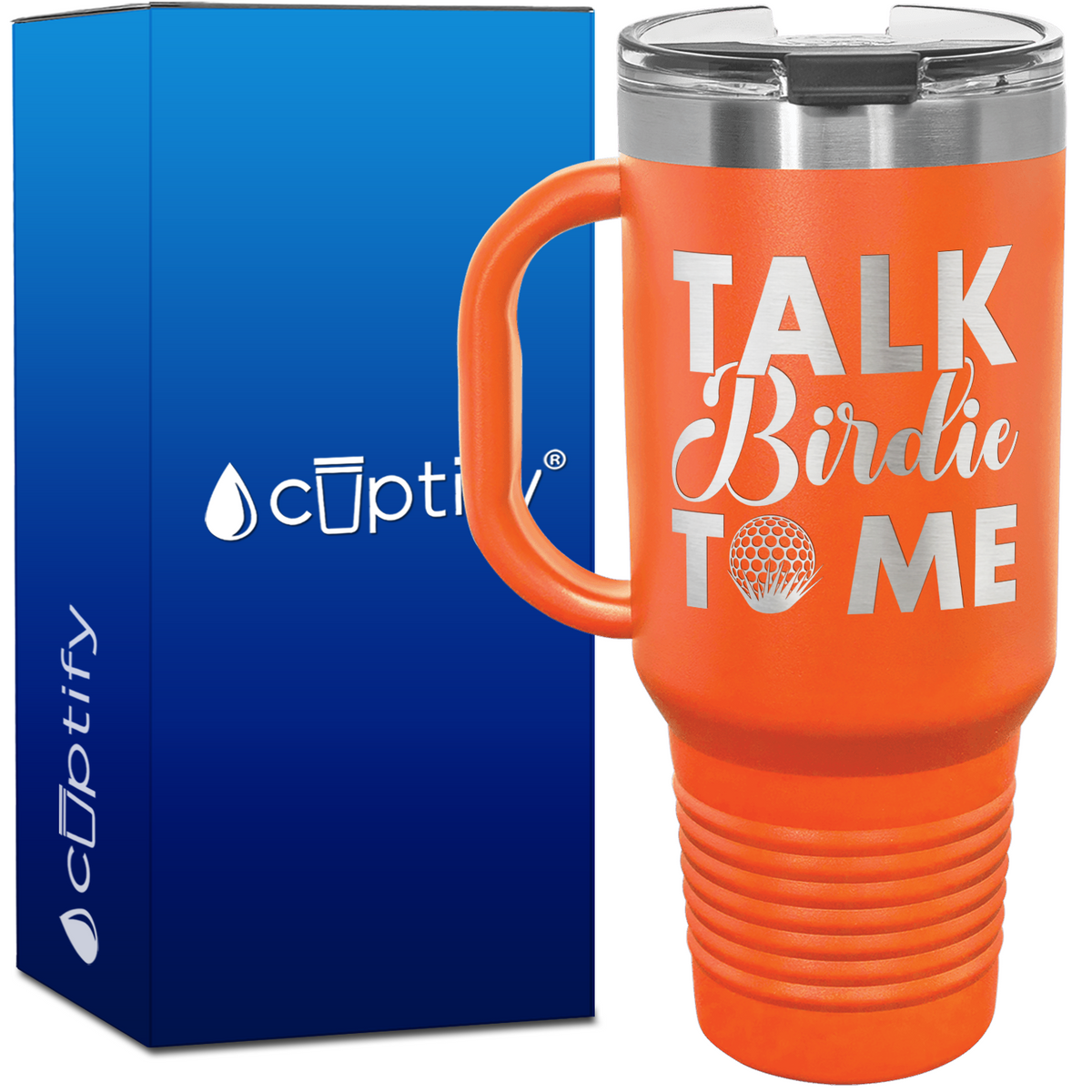 Talk Birdie to Me 40oz Golf Travel Mug