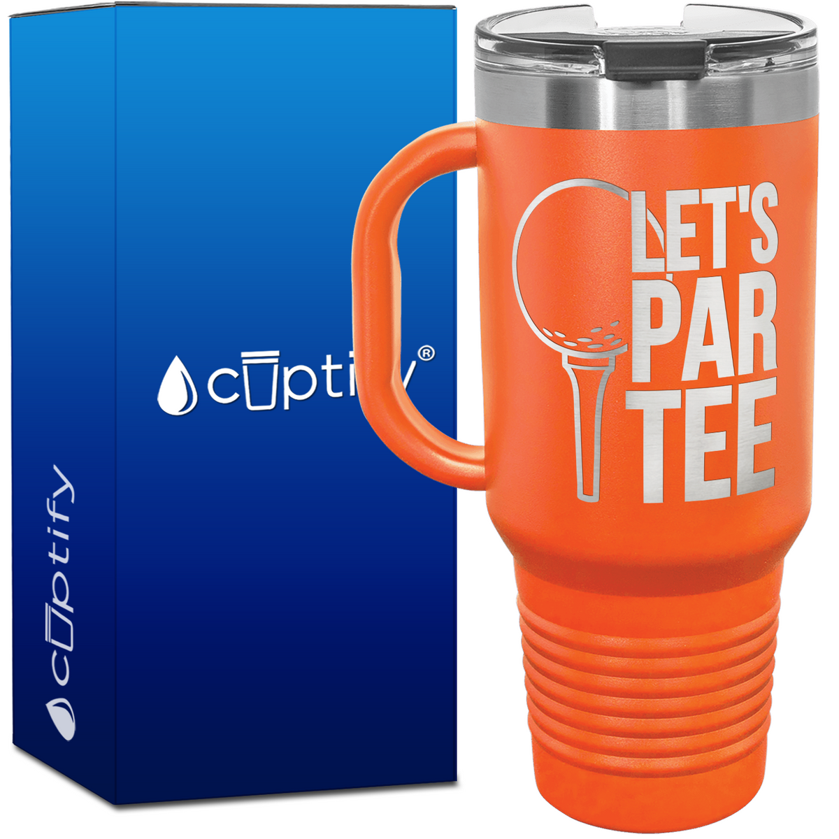 Golf Let's Par Tee 40oz Golf Travel Mug