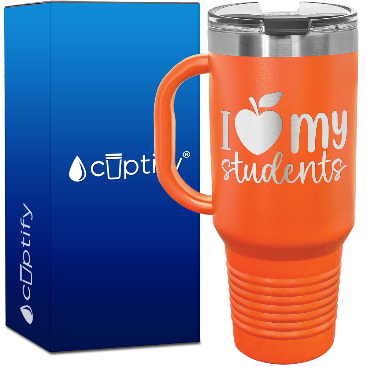 I Love My Students 40oz Teacher Travel Mug