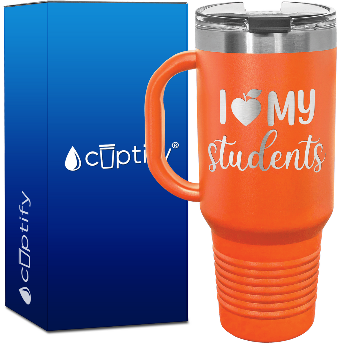 I Love My Students 40oz Teacher Travel Mug