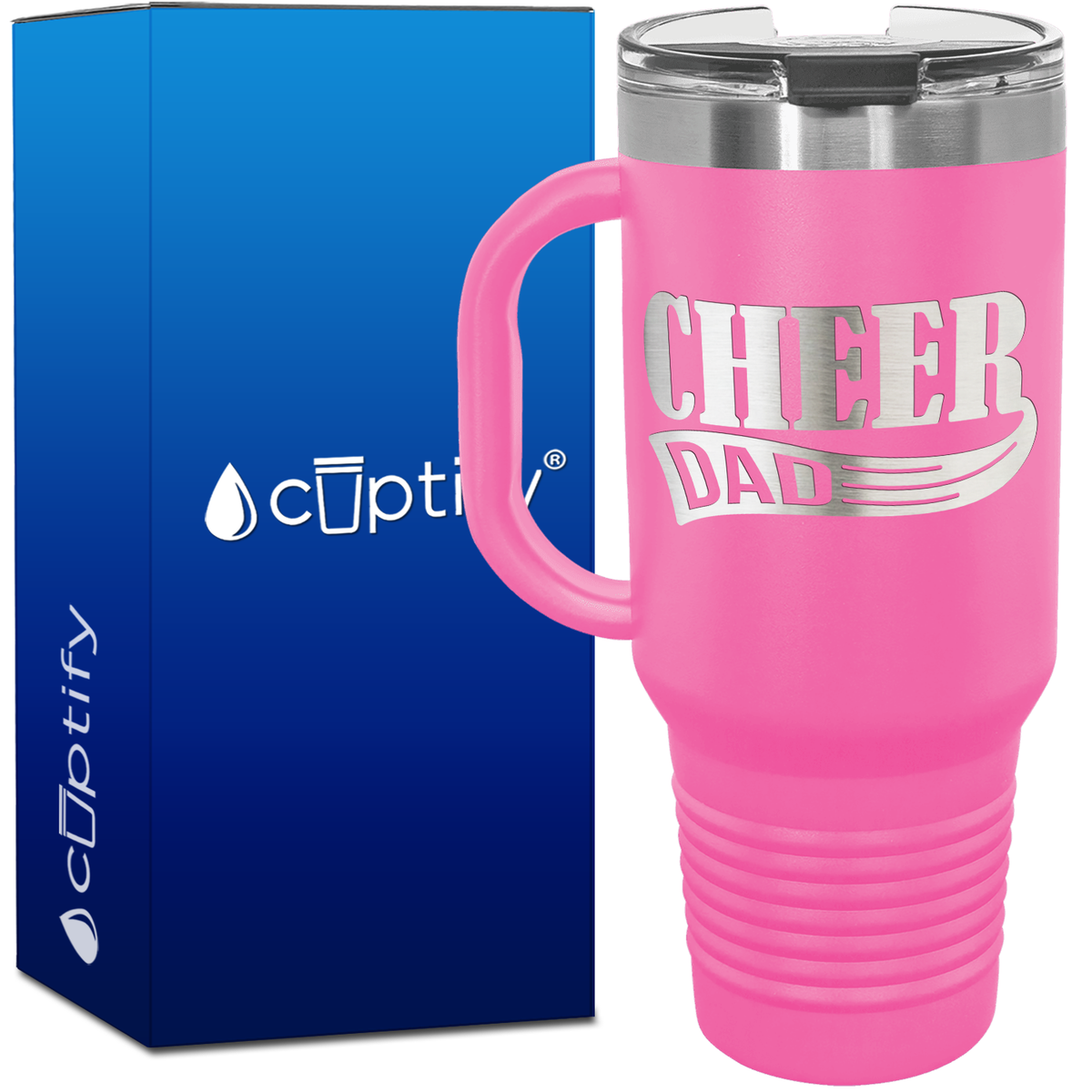 Cheer Dad 40oz Cheer Travel Mug