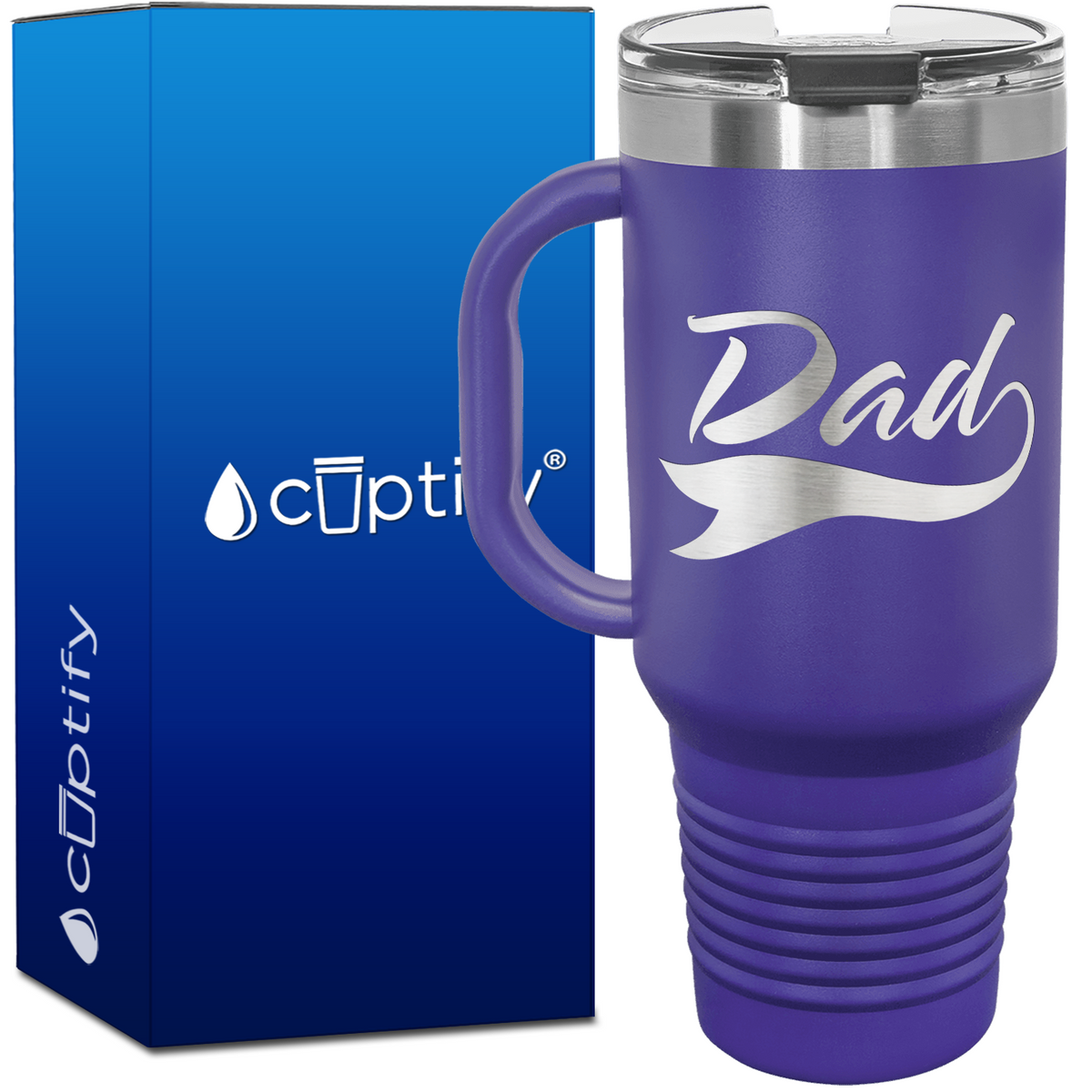 Dad 40oz Dad Travel Mug