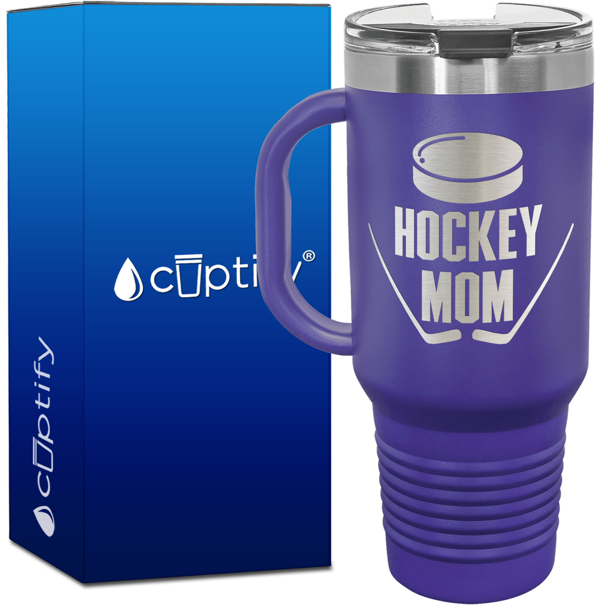 Hockey Mom 40oz Travel Mug
