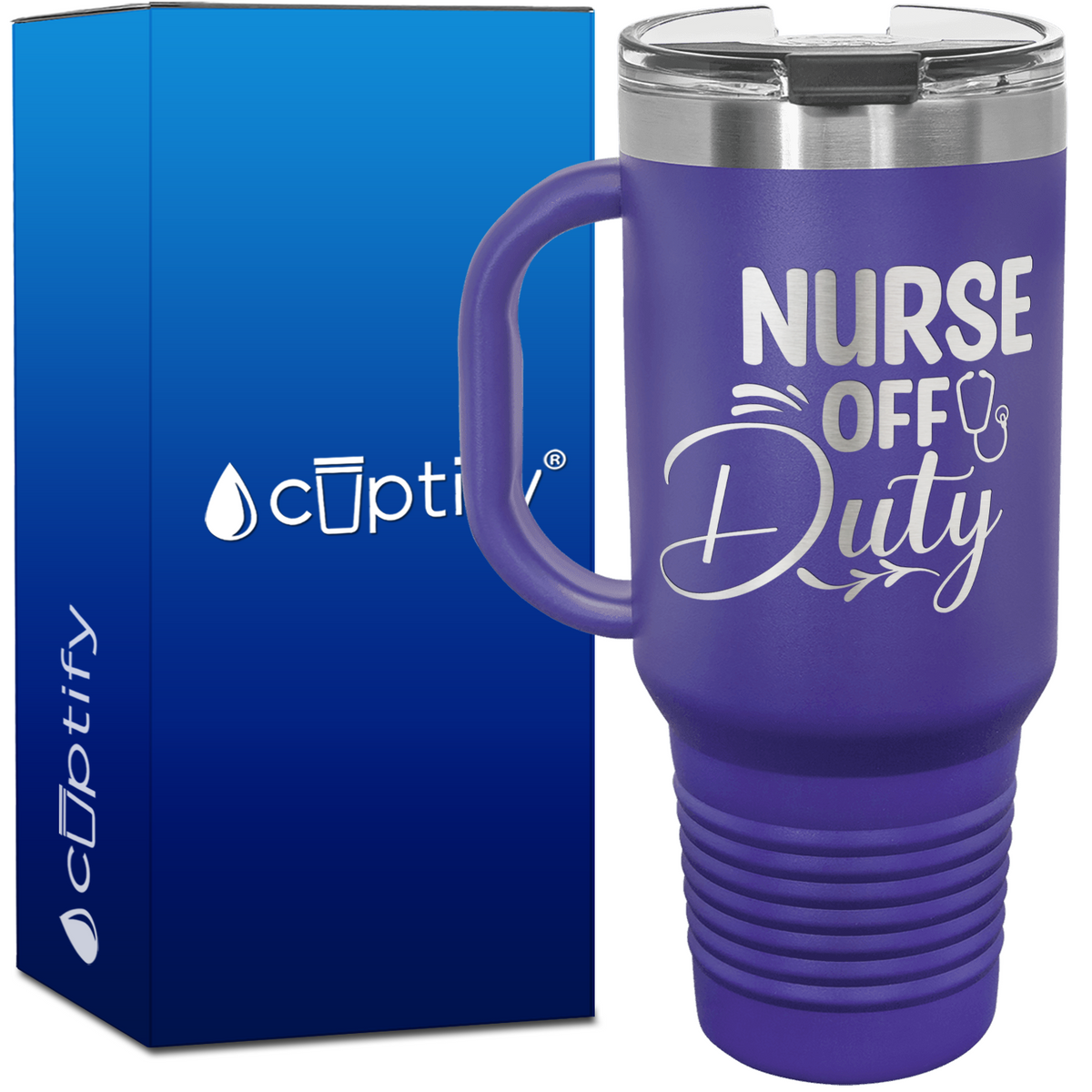 Nurse Off Duty 40oz Nurse Travel Mug