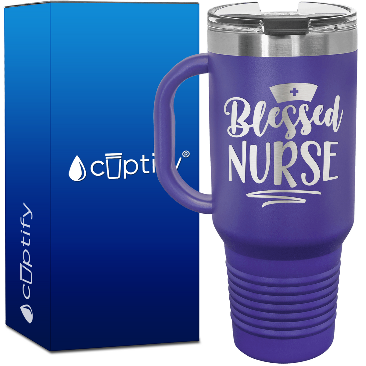 Blessed Nurse 40oz Nurse Travel Mug