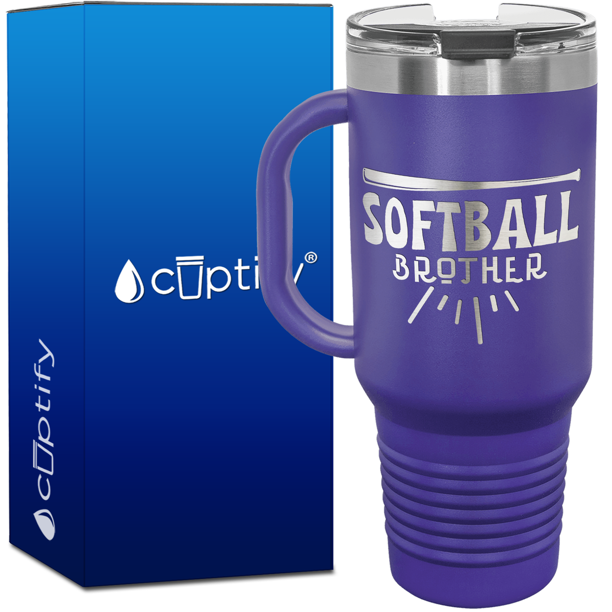 Softball Brother 40oz Softball Travel Mug