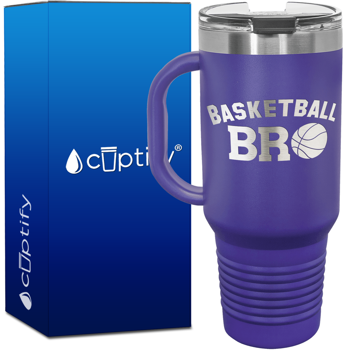 Basketball Bro 40oz Basketball Travel Mug