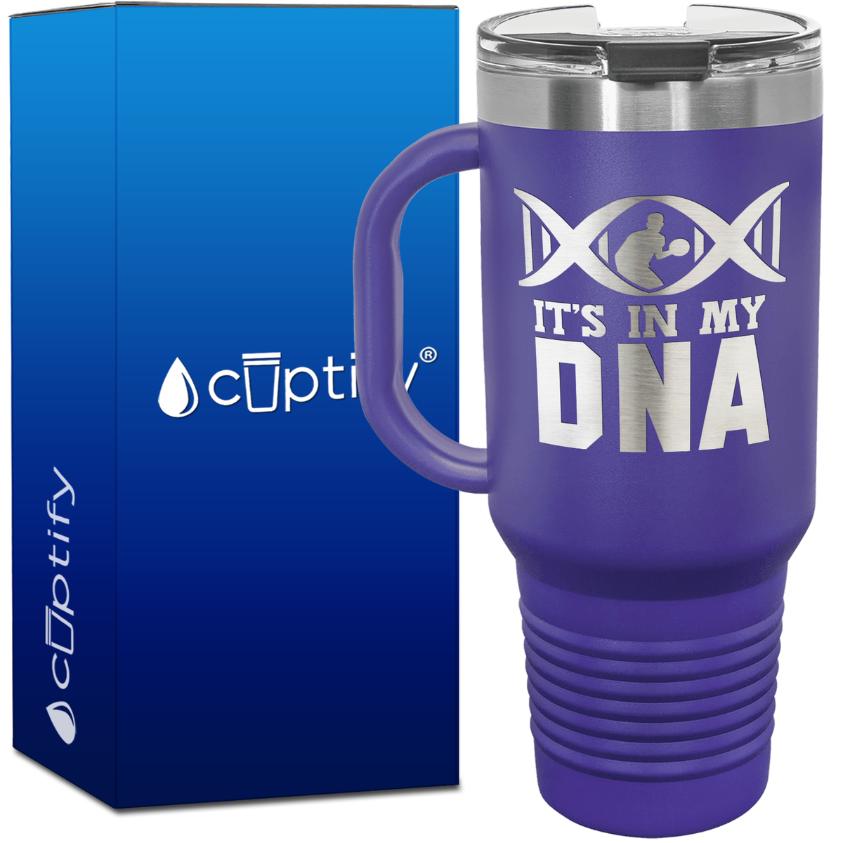 It's in My DNA 40oz Basketball Travel Mug