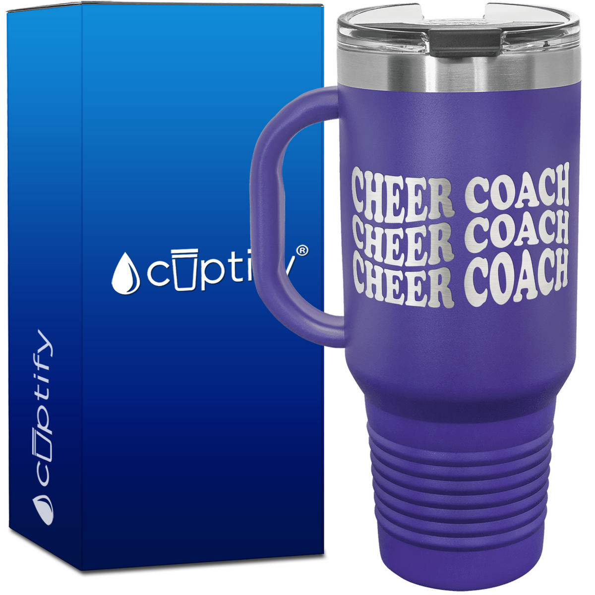 Cheer Coach x3 40oz Cheer Travel Mug