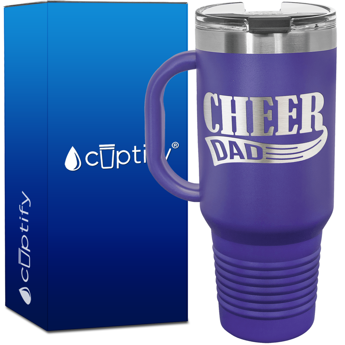 Cheer Dad 40oz Cheer Travel Mug