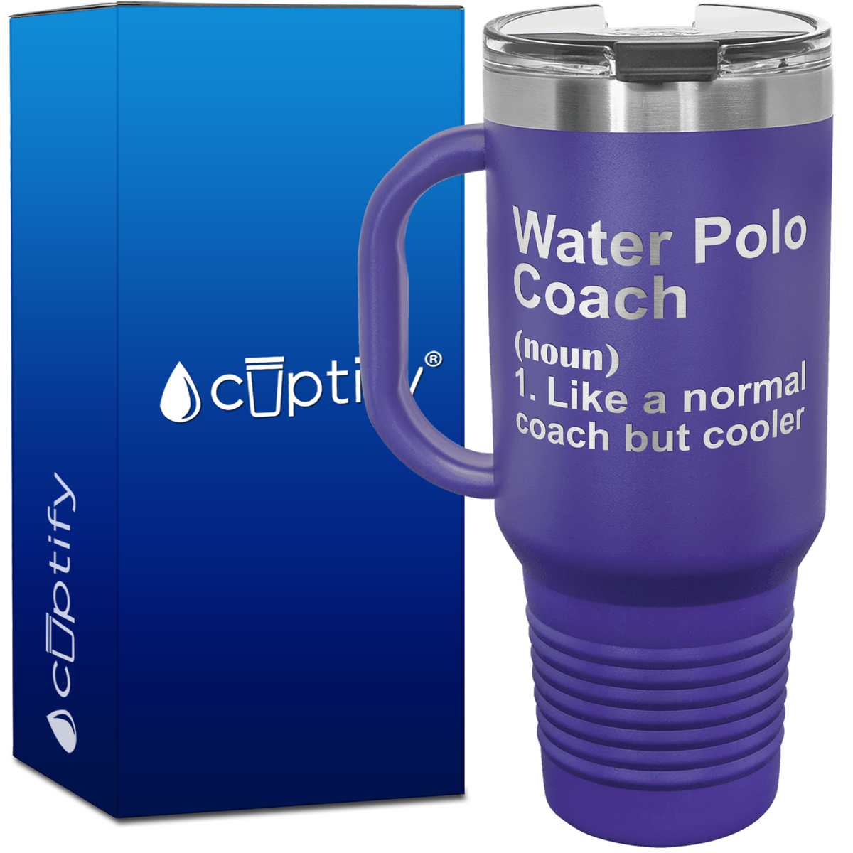 Water Polo Coach Definition 40oz Coach Travel Mug