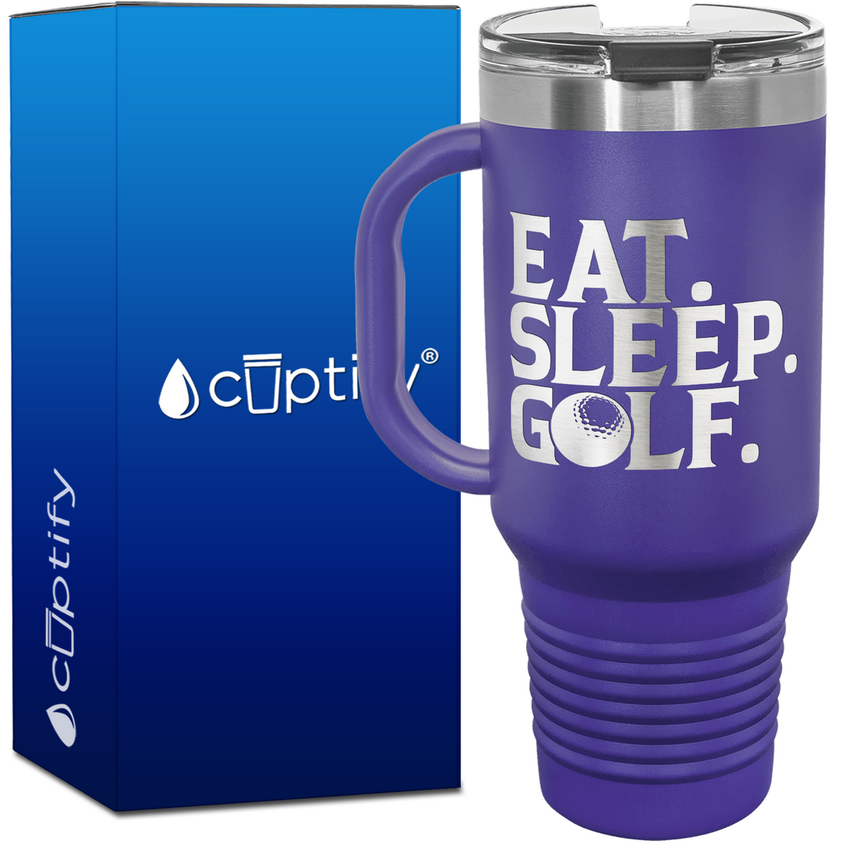 Eat Sleep Golf 40oz Golf Travel Mug