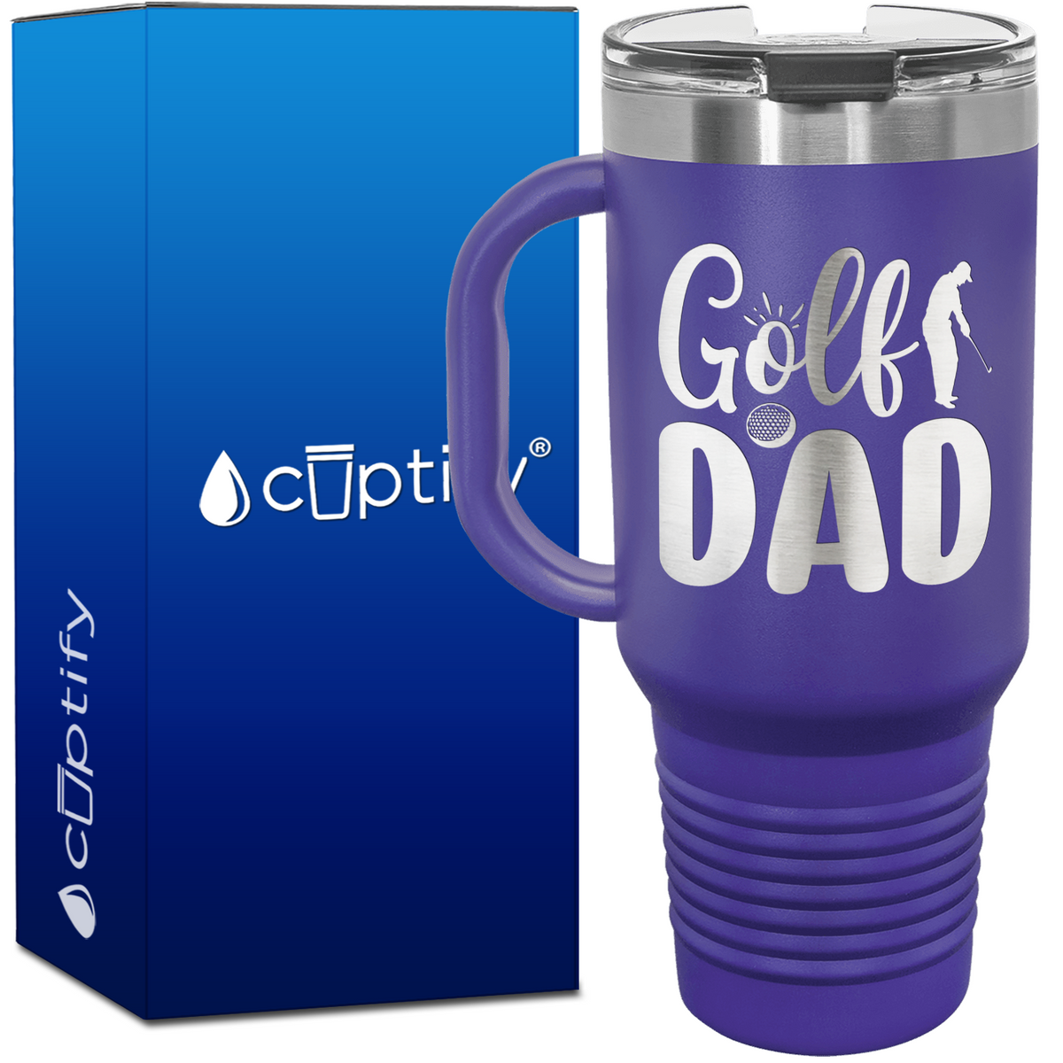 Golf Dad 40oz Golf Travel Mug