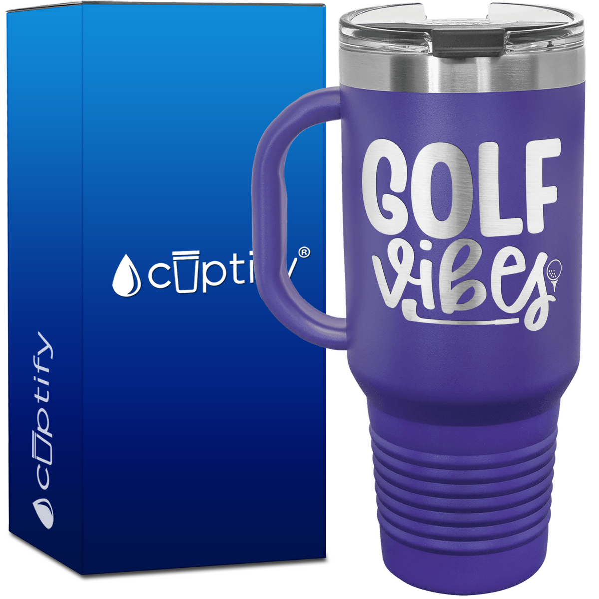 Golf Vibes 40oz Golf Travel Mug