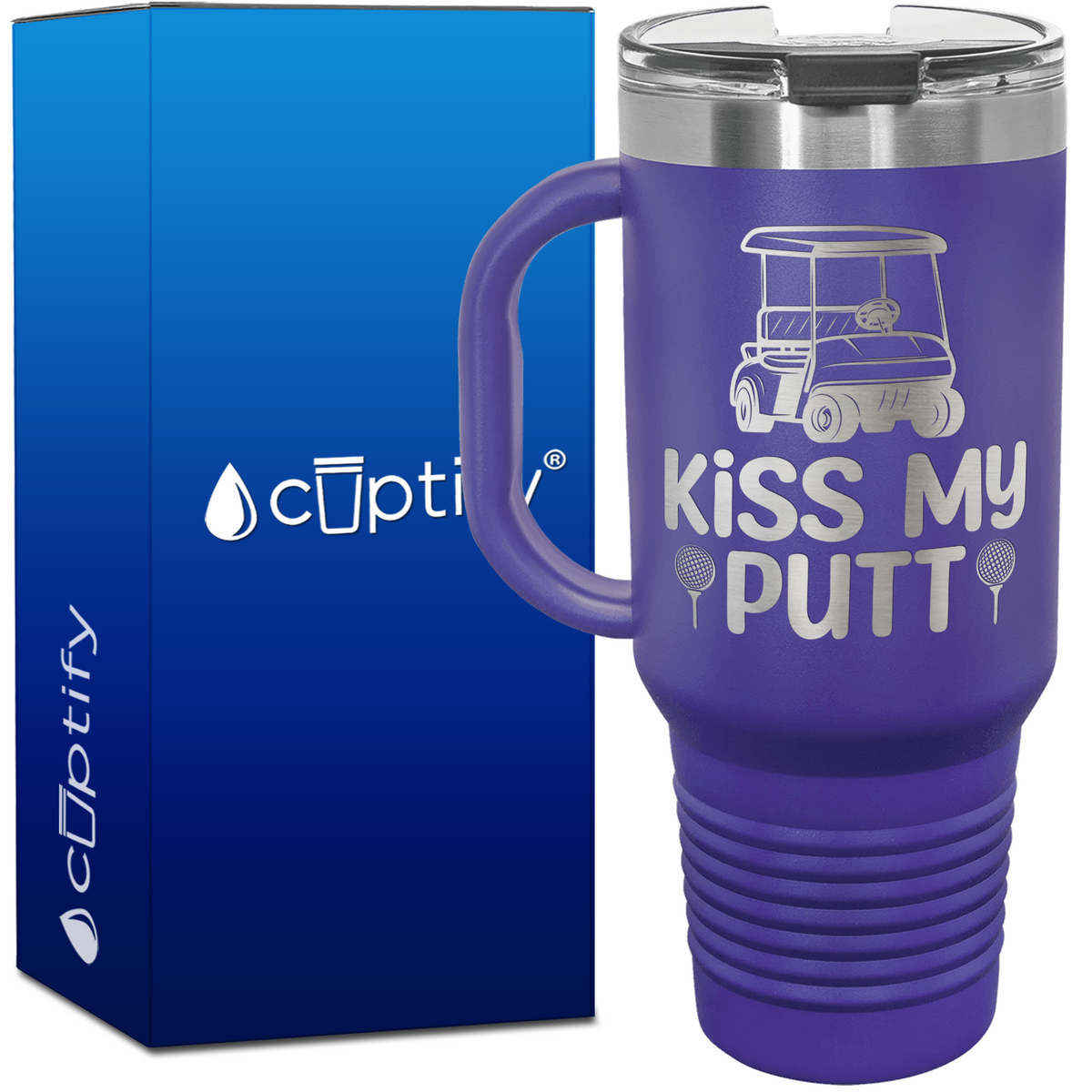 Kiss My Putt 40oz Golf Travel Mug