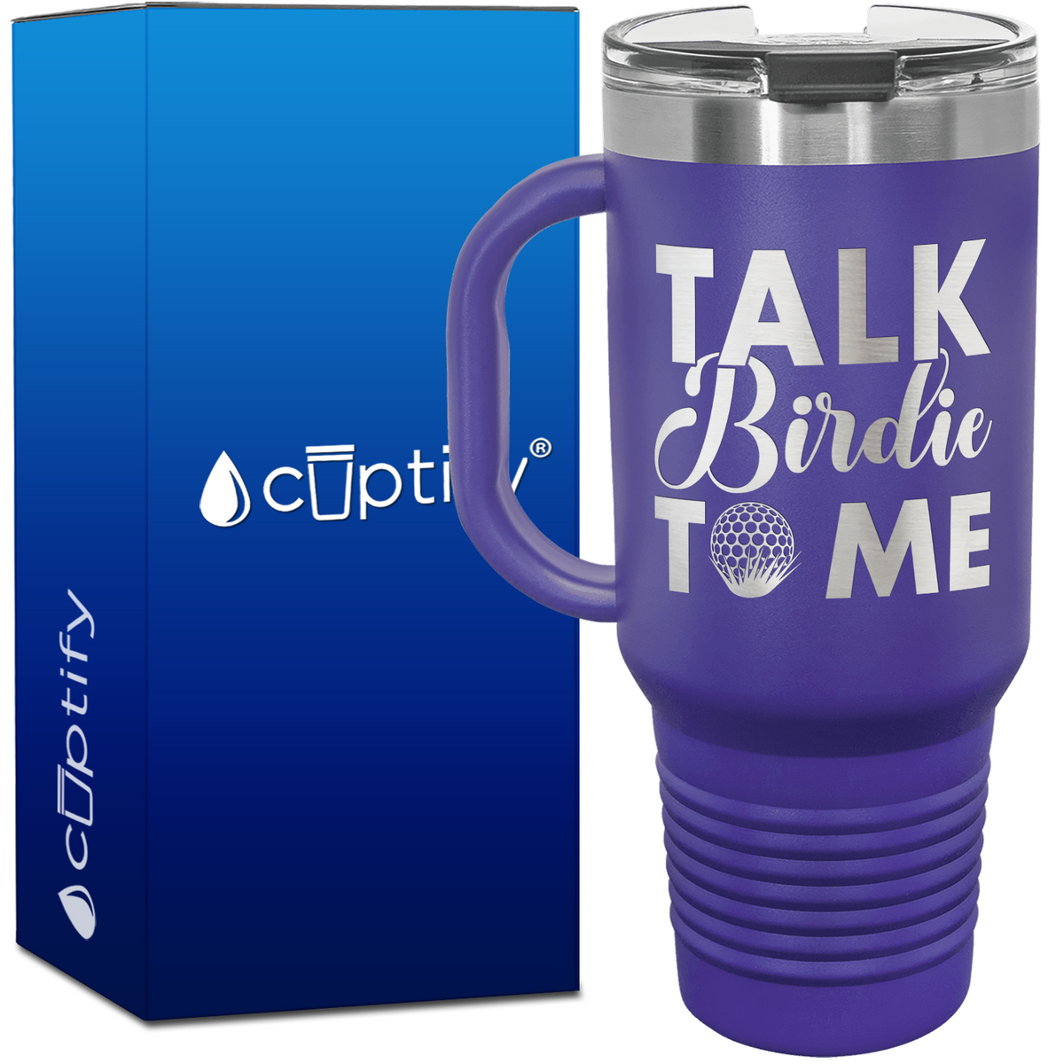 Talk Birdie to Me 40oz Golf Travel Mug