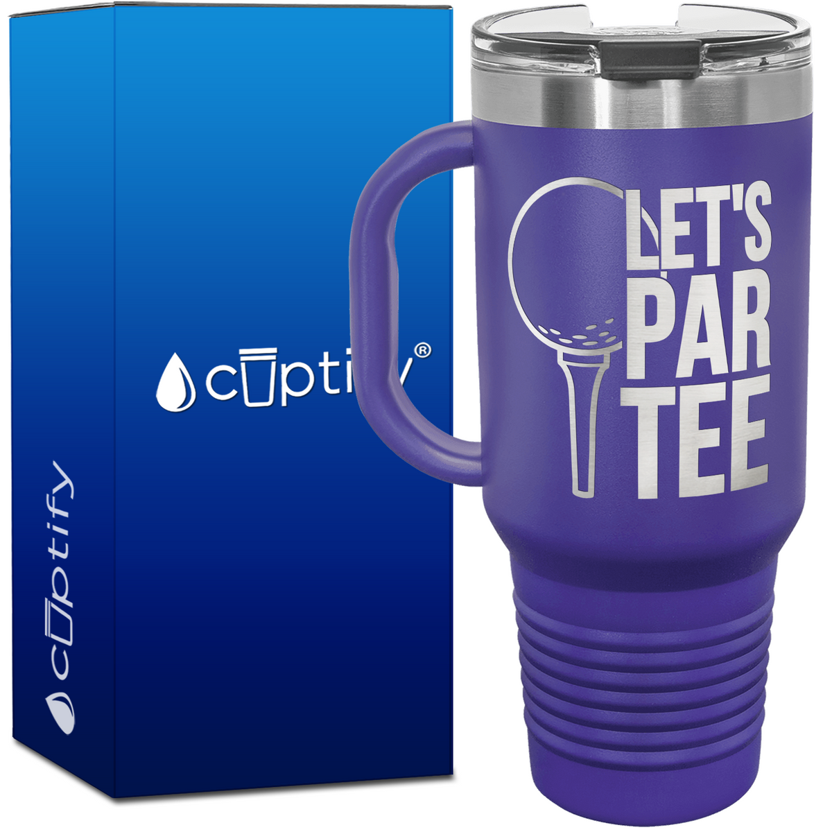 Golf Let's Par Tee 40oz Golf Travel Mug