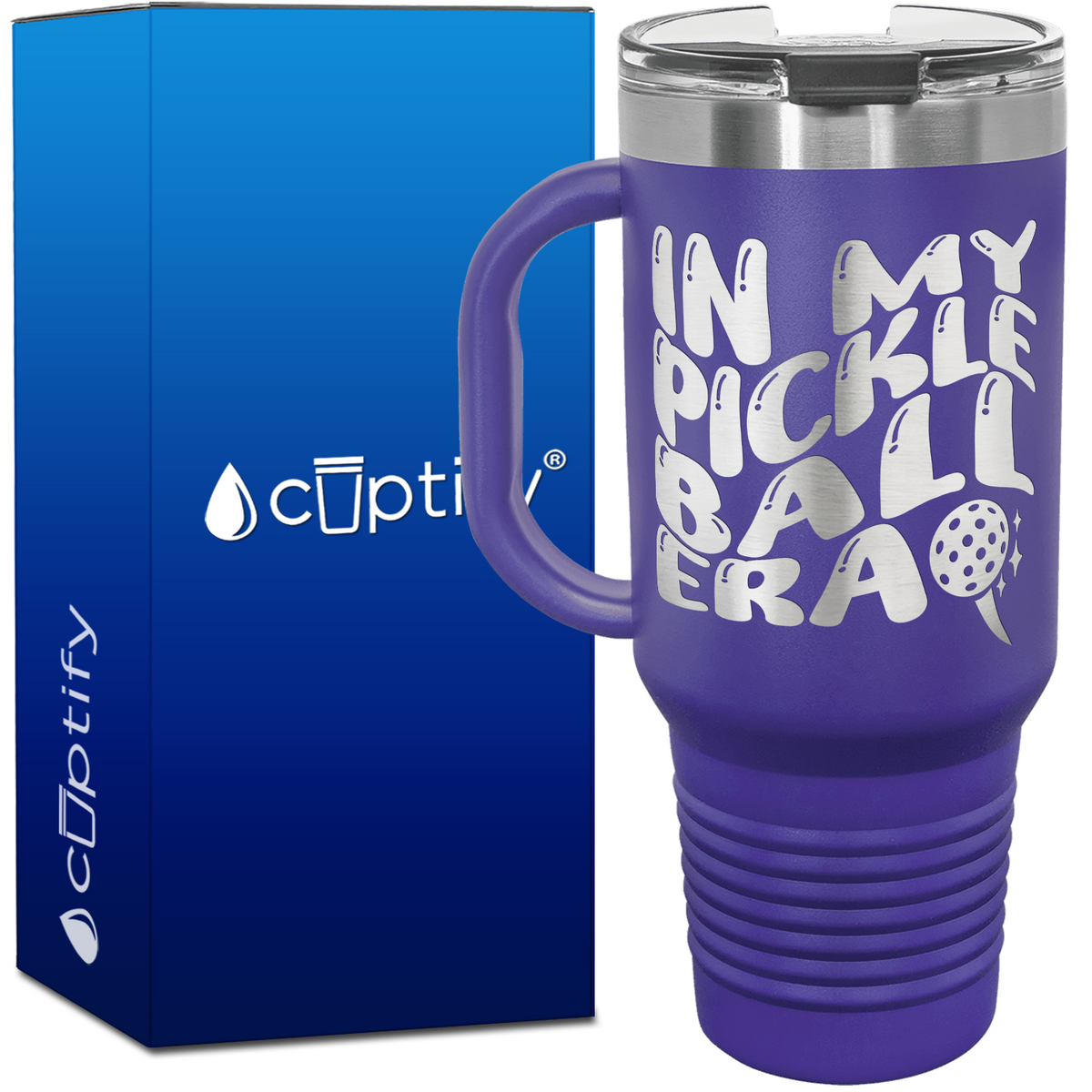 In My Pickleball Era 40oz Pickleball Travel Mug