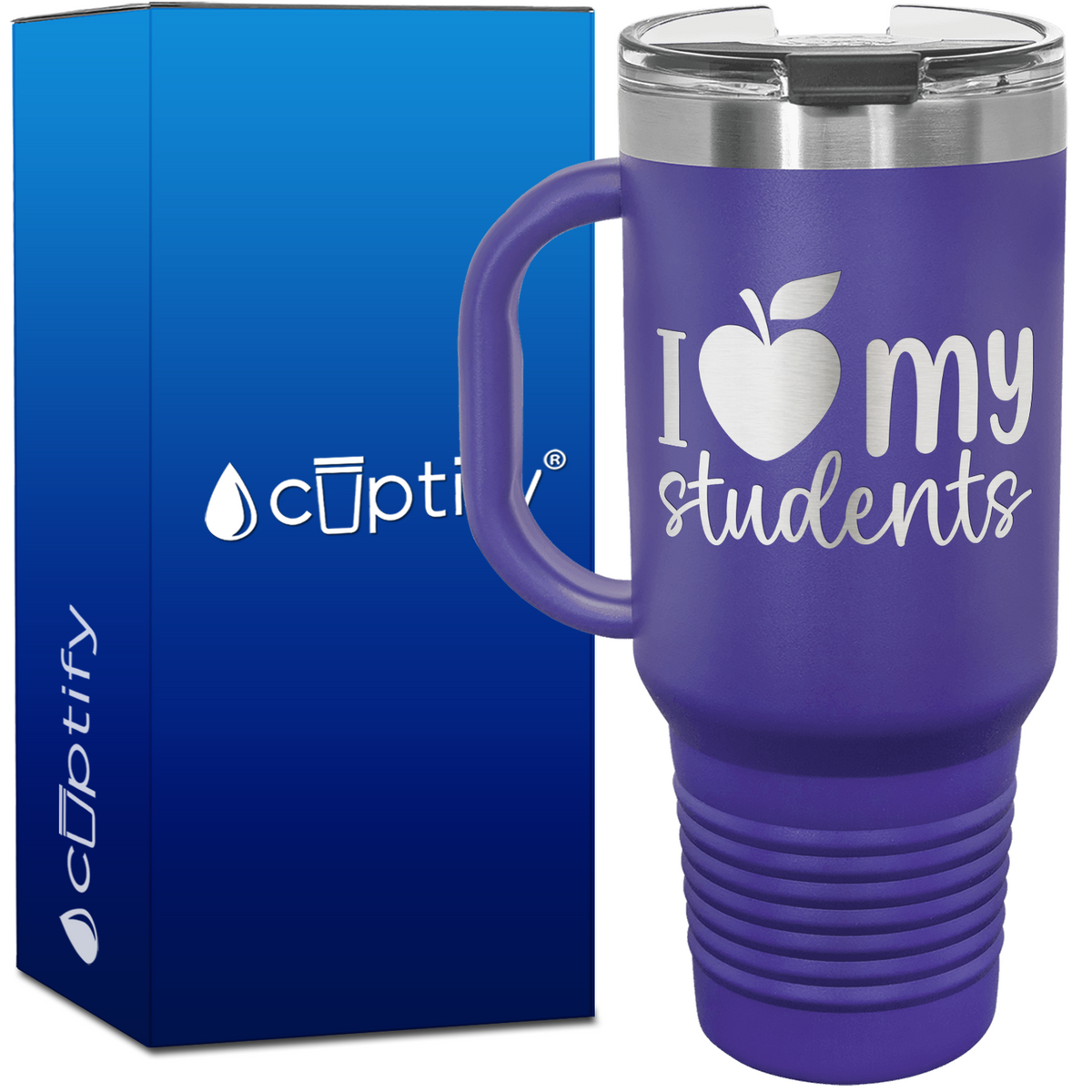 I Love My Students 40oz Teacher Travel Mug