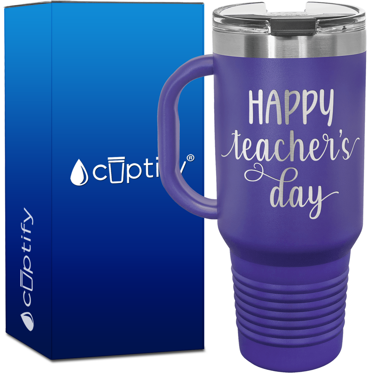 Happy Teacher's Day 40oz Teacher Travel Mug