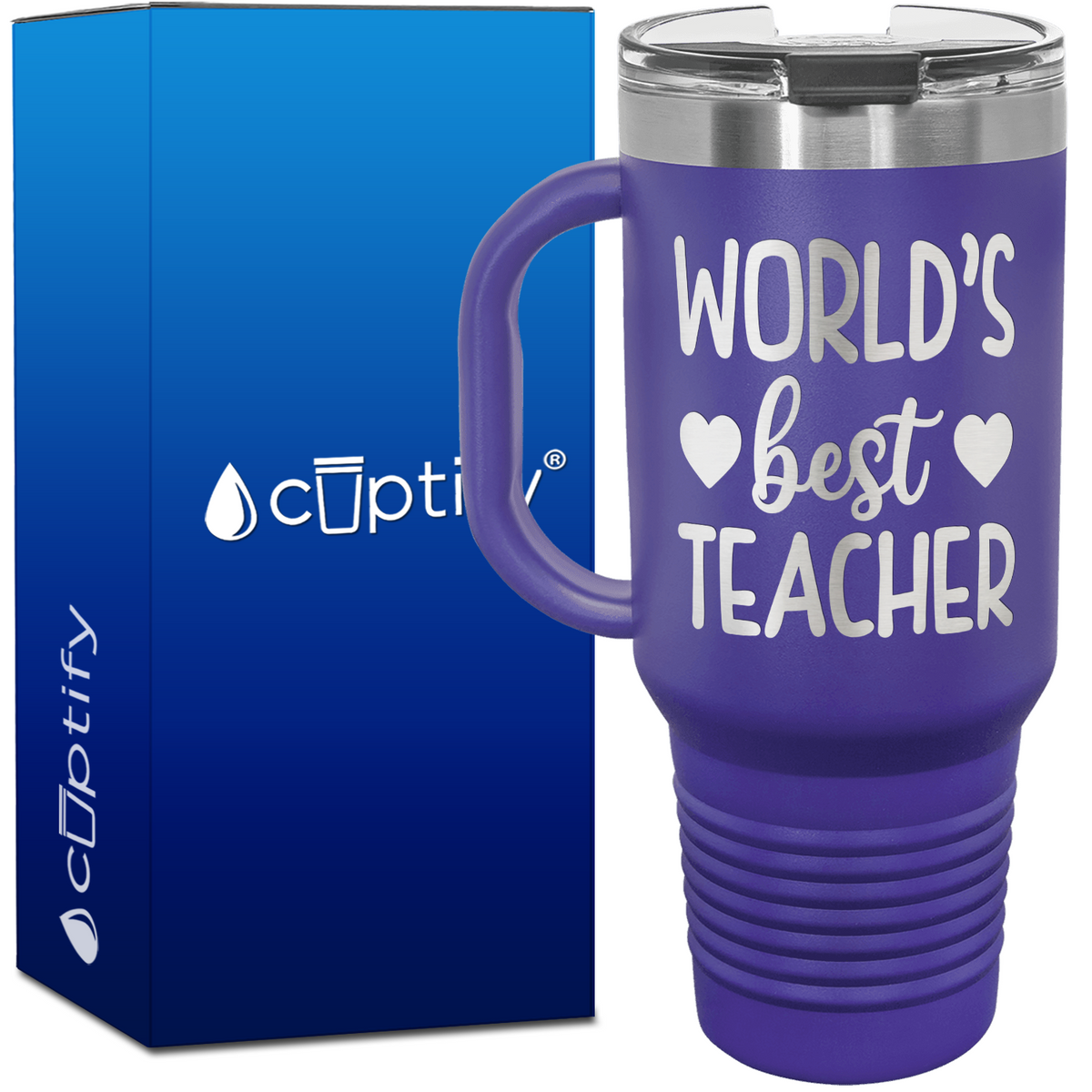 World's Best Teacher 40oz Teacher Travel Mug