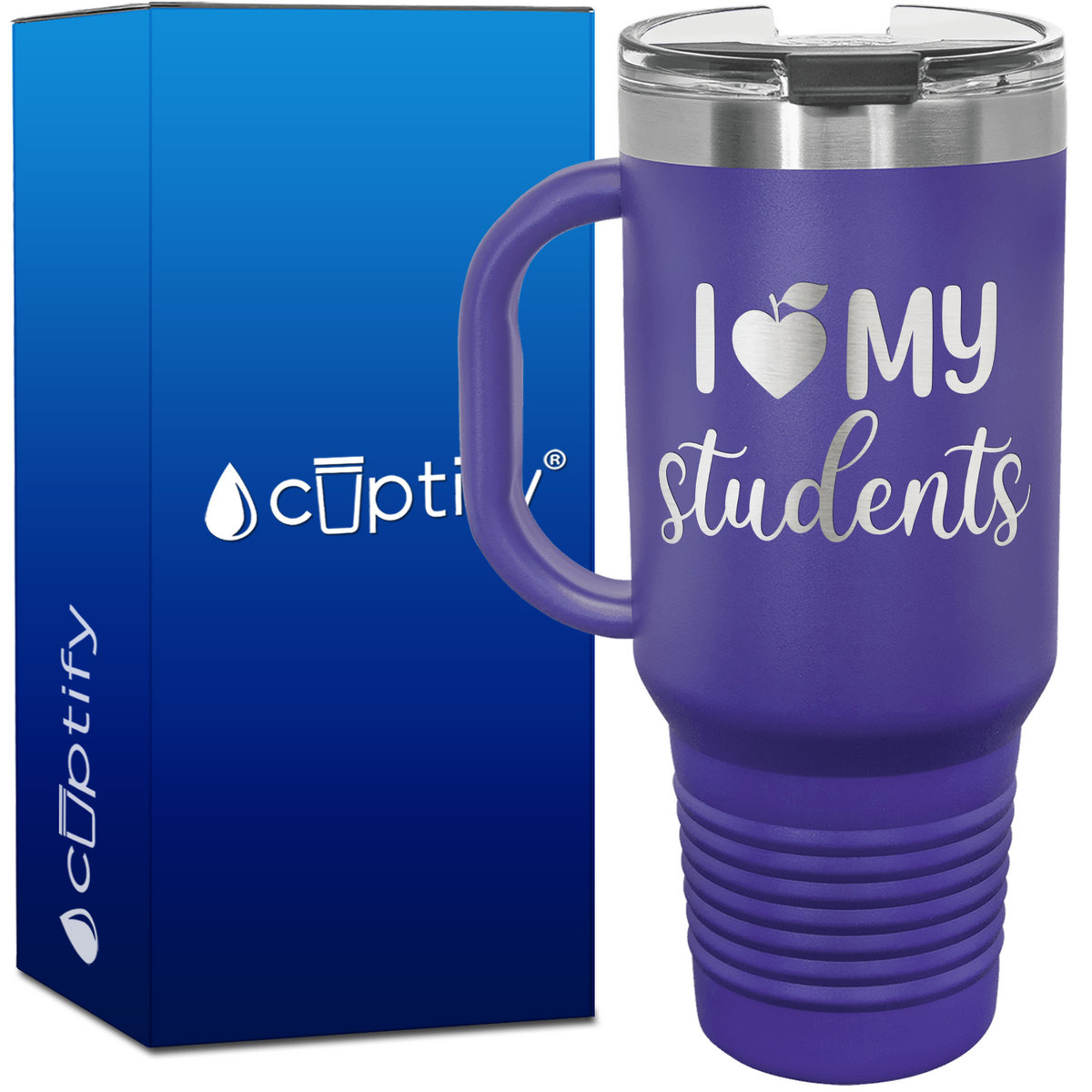 I Love My Students 40oz Teacher Travel Mug