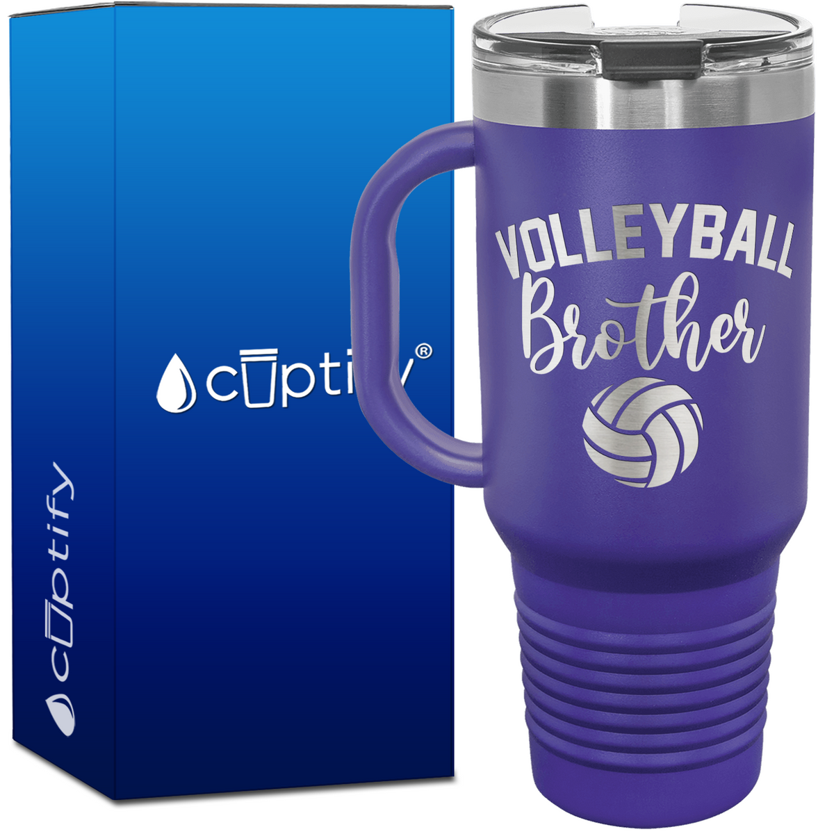 Volleyball Brother 40oz Volleyball Travel Mug
