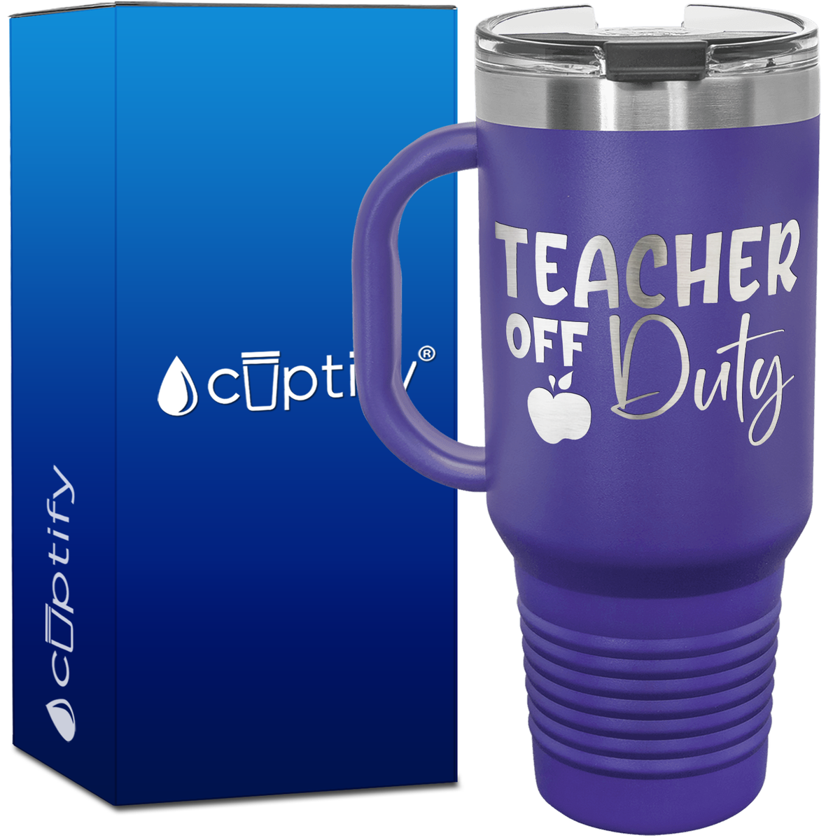 Teacher off Duty 40oz Teacher Travel Mug