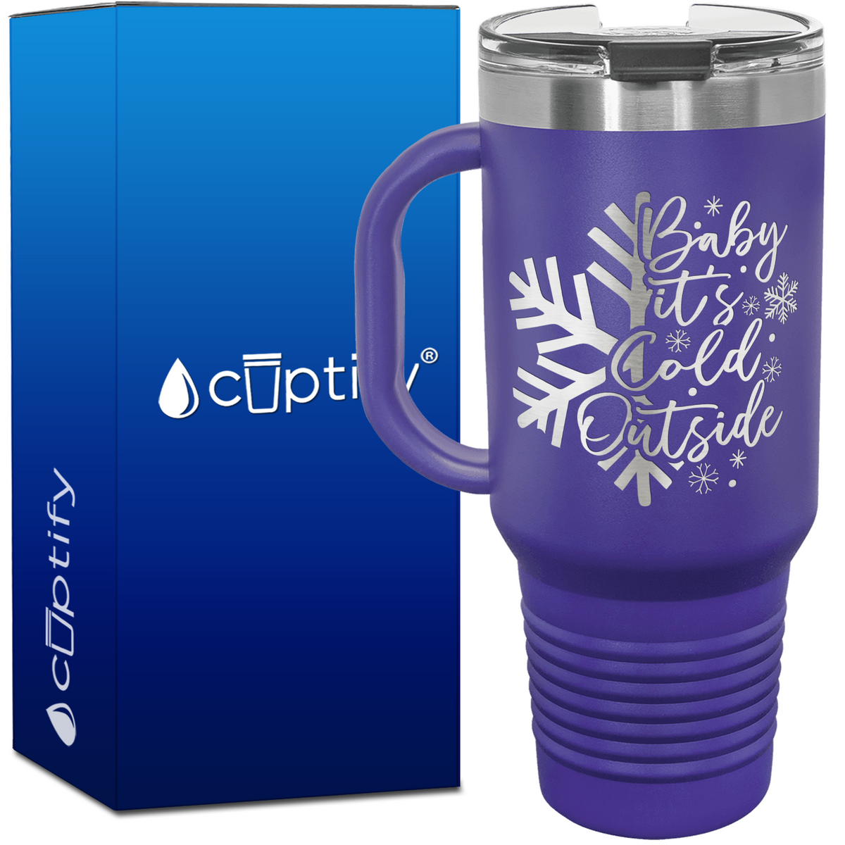 Baby Its Cold Outside 40oz Travel Mug