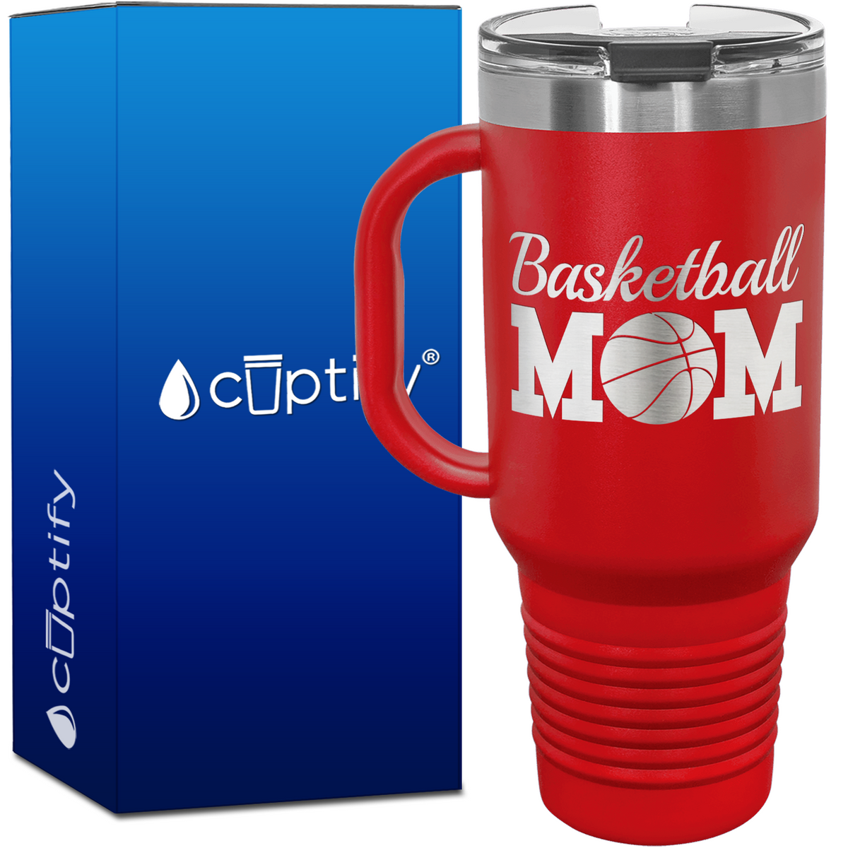 Basketball Mom 40oz Mom Travel Mug