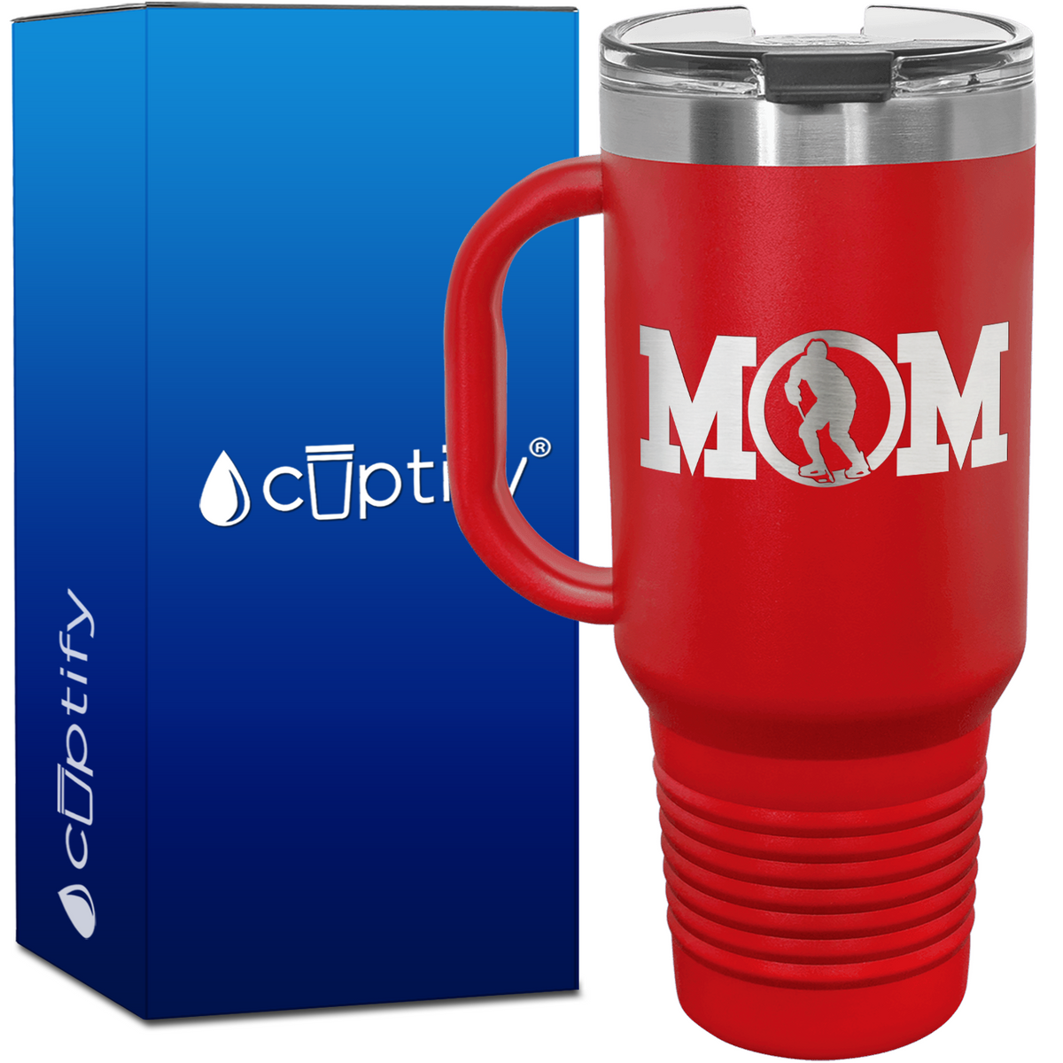 Hockey Mom 40oz Mom Travel Mug