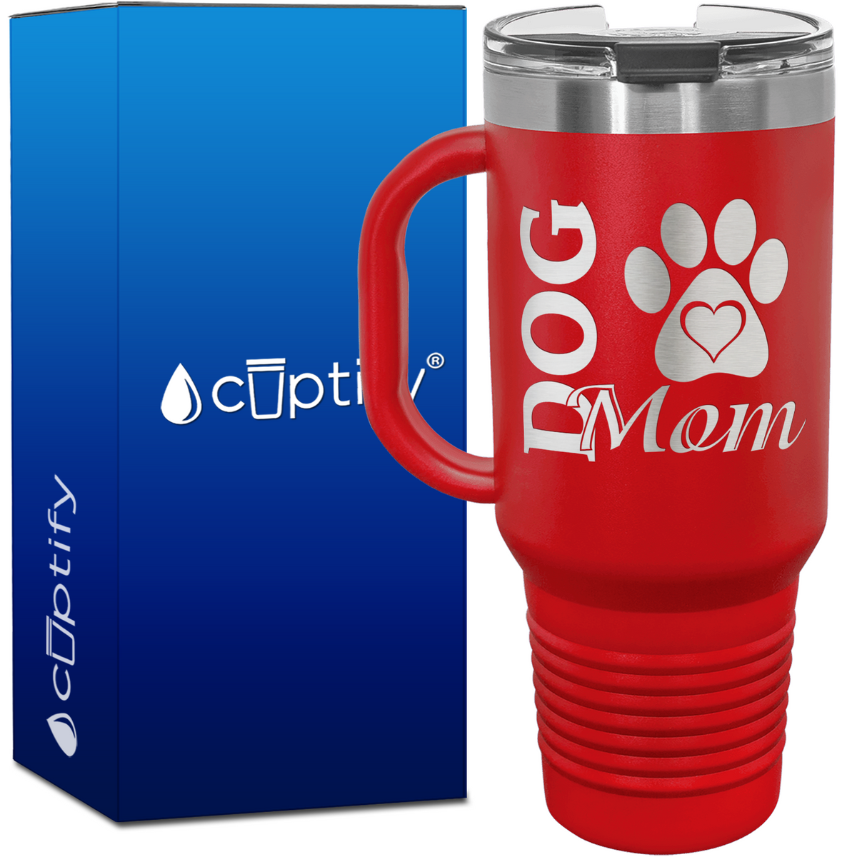 Dog Mom 40oz Mom Travel Mug