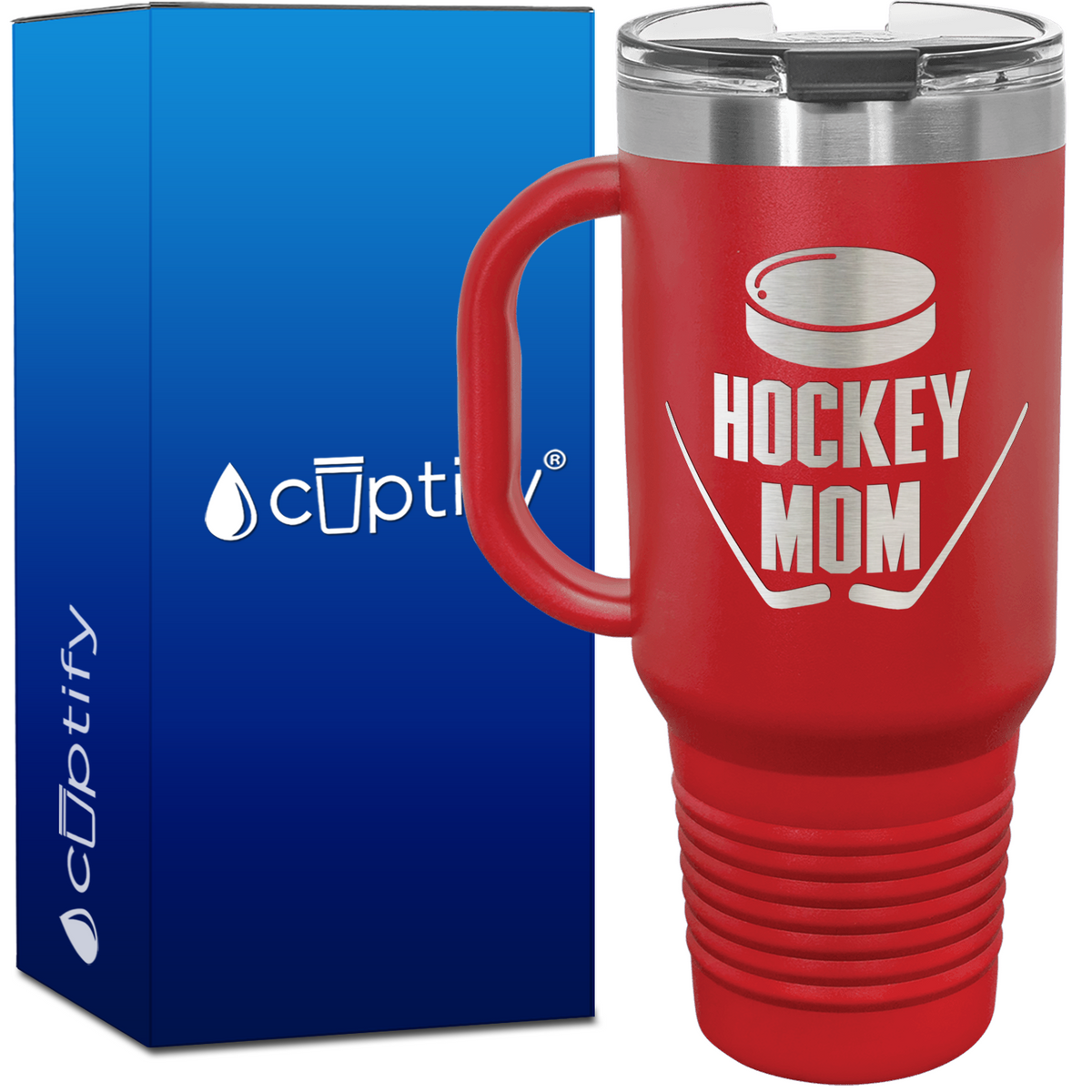 Hockey Mom 40oz Travel Mug