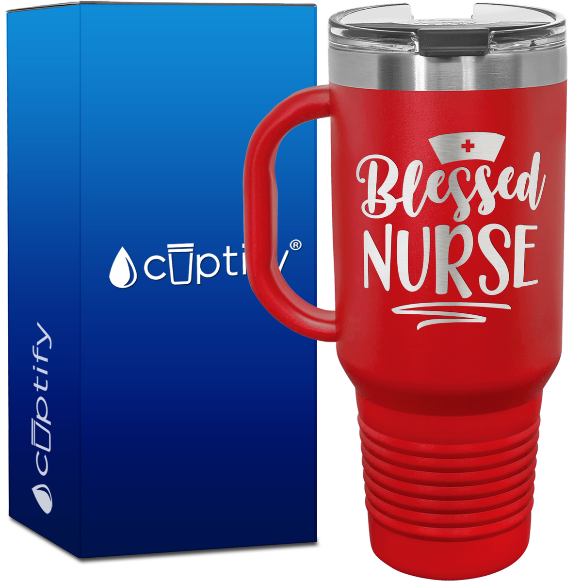 Blessed Nurse 40oz Nurse Travel Mug