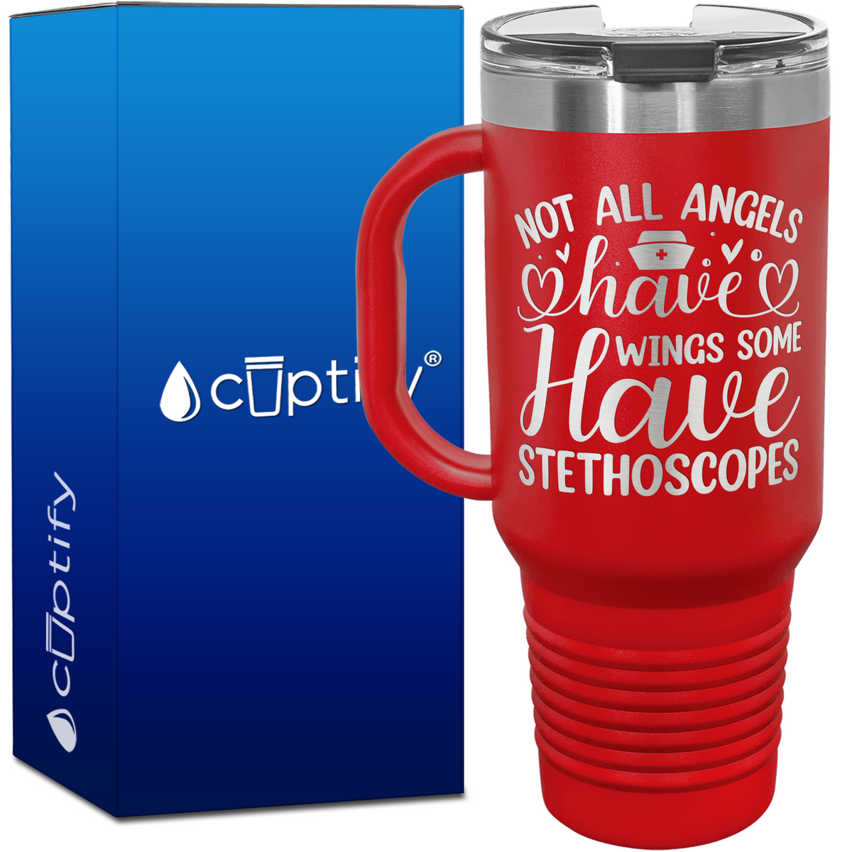 Not All Angels Have Wings 40oz Nurse Travel Mug