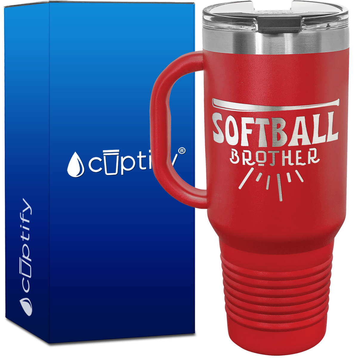 Softball Brother 40oz Softball Travel Mug