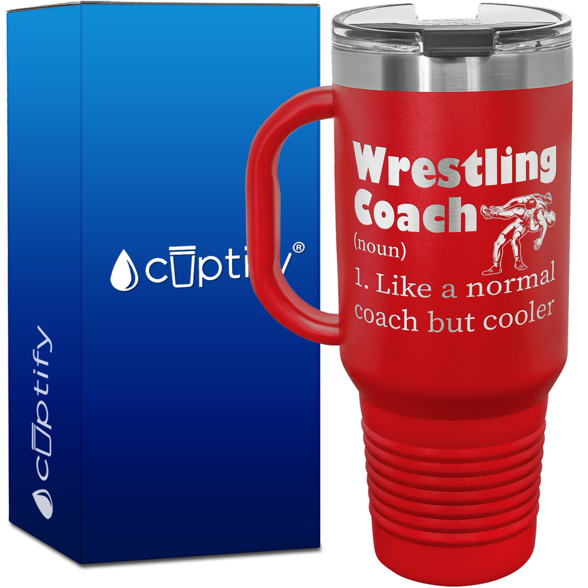 Wrestling Coach Definition 40oz Coach Travel Mug