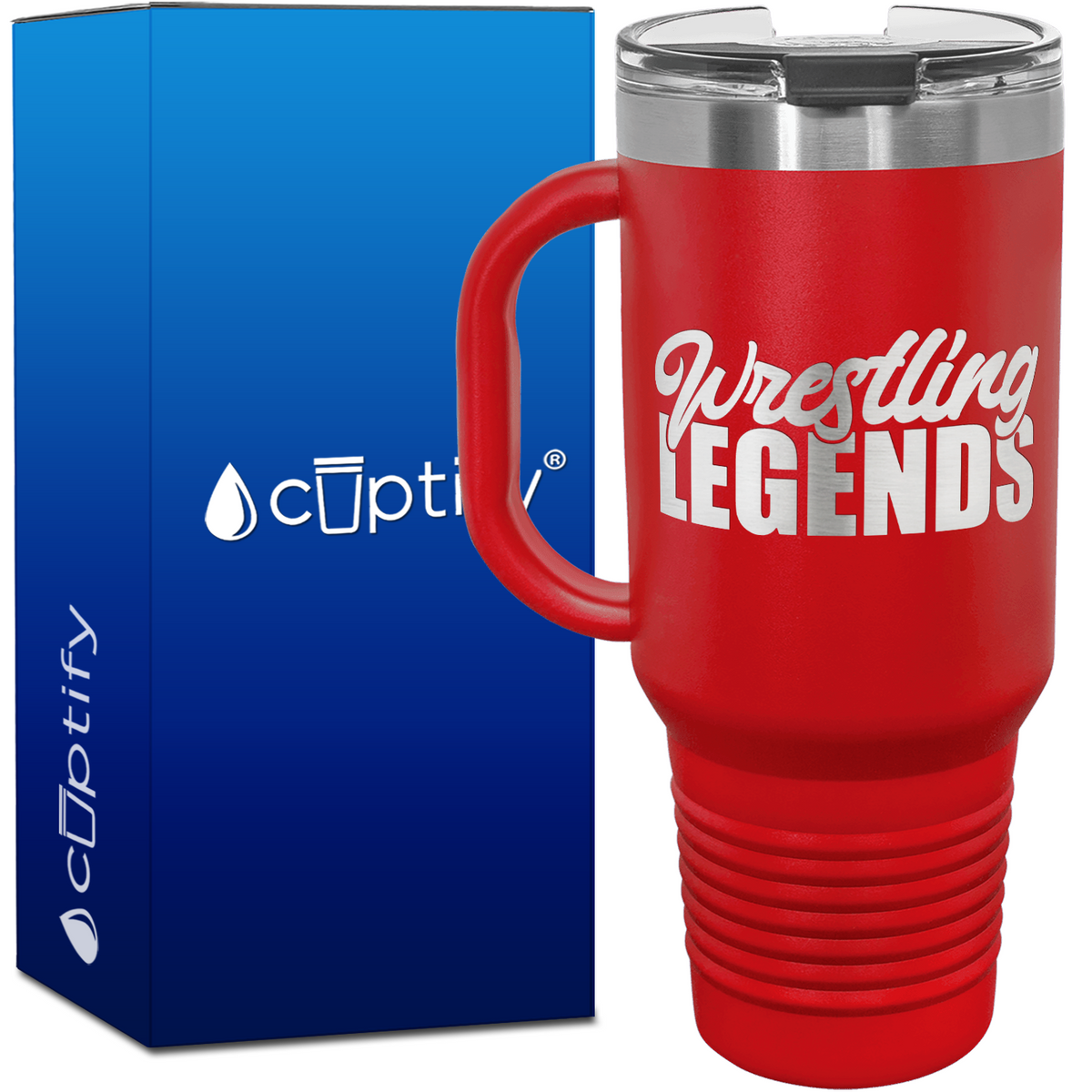 Wrestling Legends 40oz Travel Mug