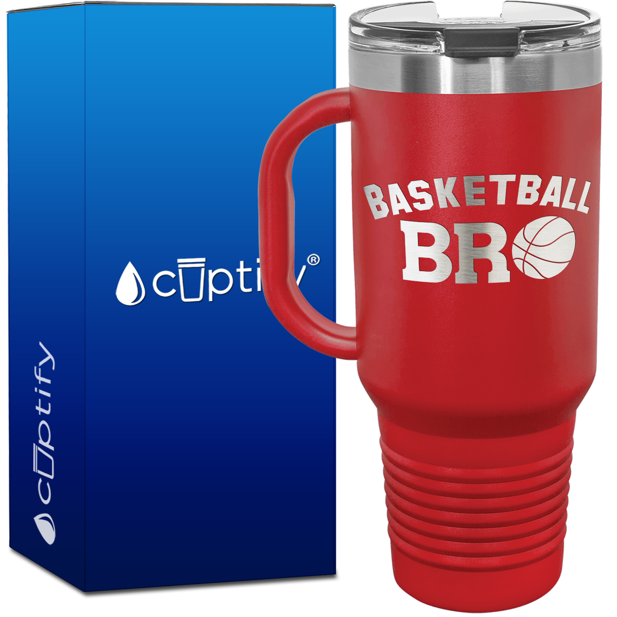 Basketball Bro 40oz Basketball Travel Mug
