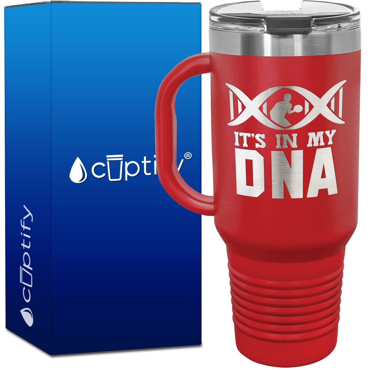 It's in My DNA 40oz Basketball Travel Mug