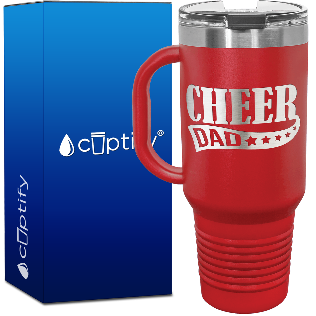Cheer Dad 40oz Cheer Travel Mug