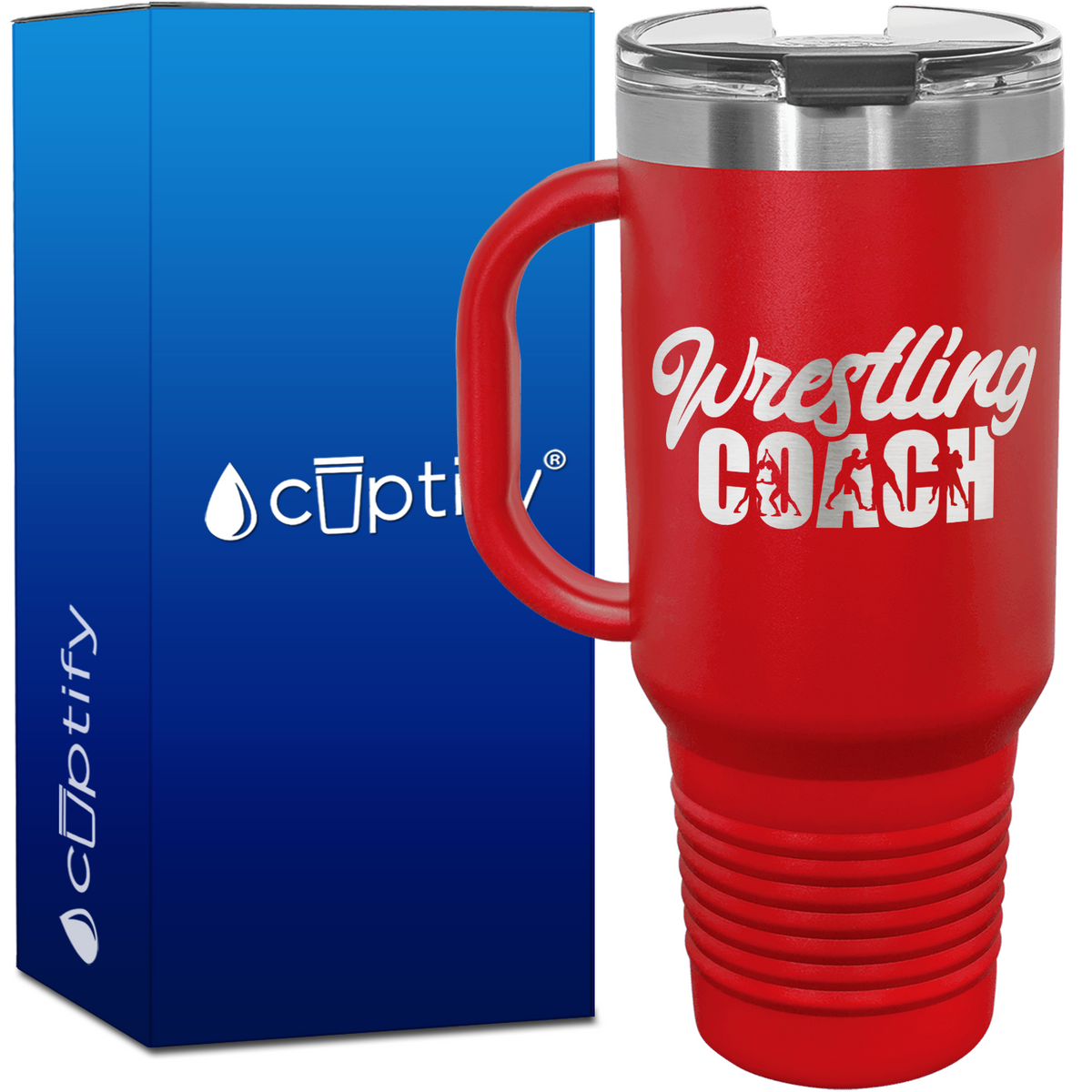 Wrestling Coach 40oz Coach Travel Mug