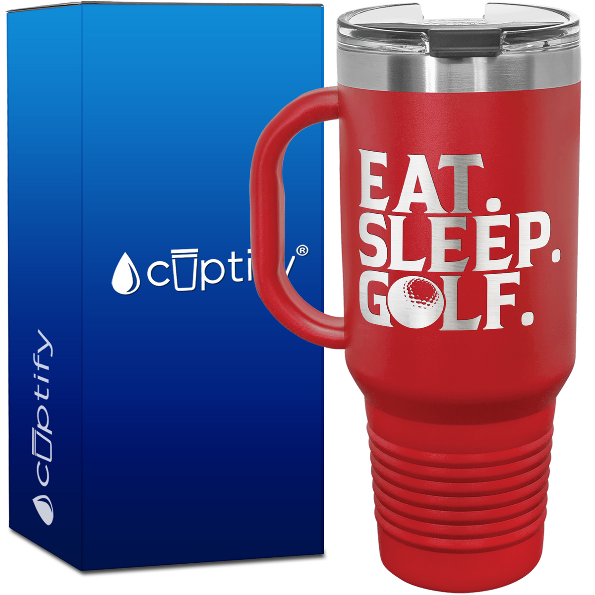 Eat Sleep Golf 40oz Golf Travel Mug