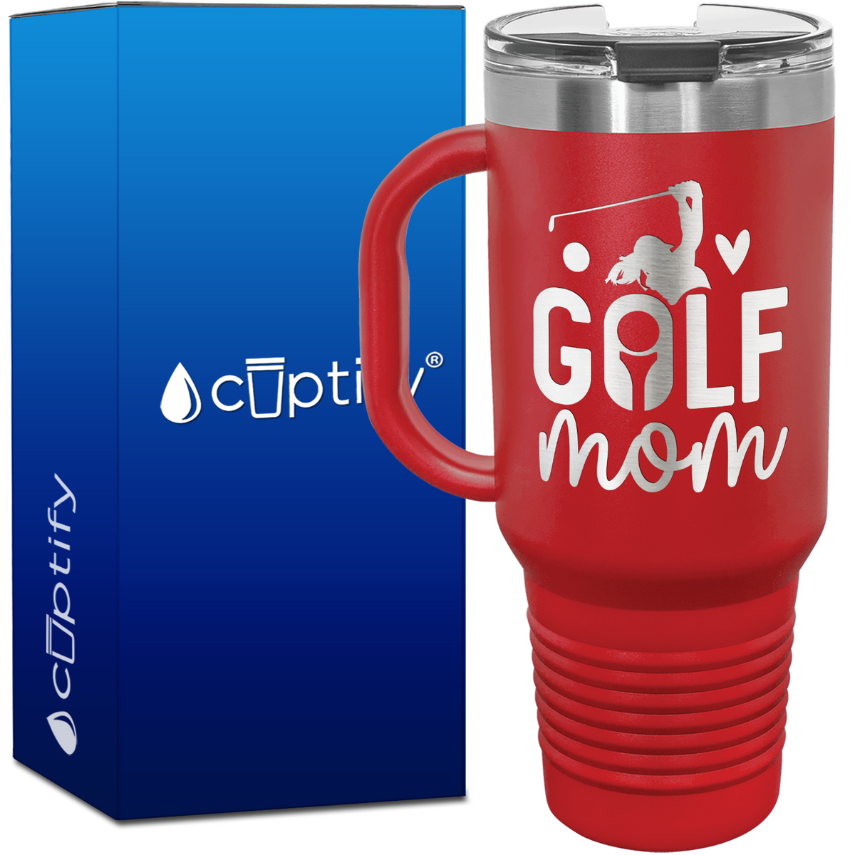 Golf Mom 40oz Golf Travel Mug