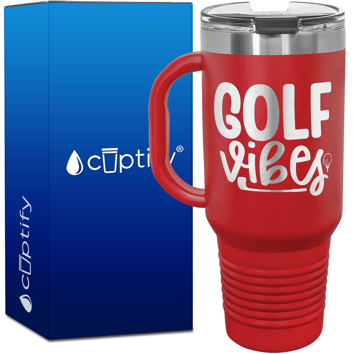 Golf Vibes 40oz Golf Travel Mug