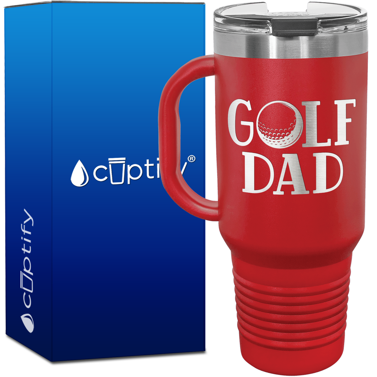 Golf Dad 40oz Golf Travel Mug