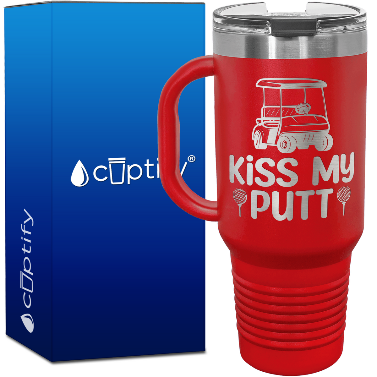 Kiss My Putt 40oz Golf Travel Mug