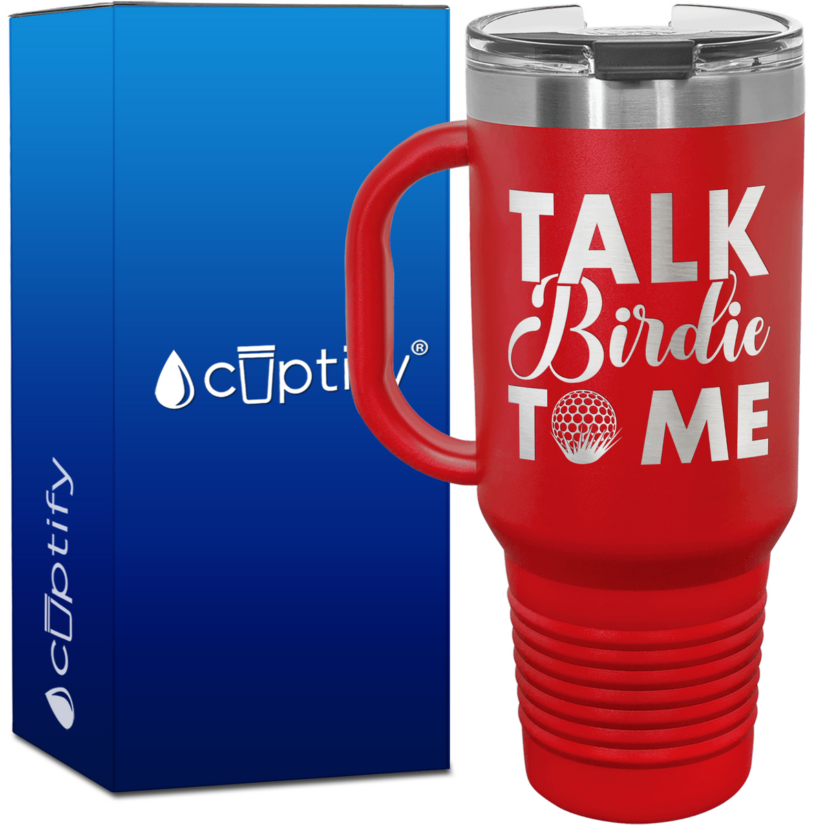 Talk Birdie to Me 40oz Golf Travel Mug