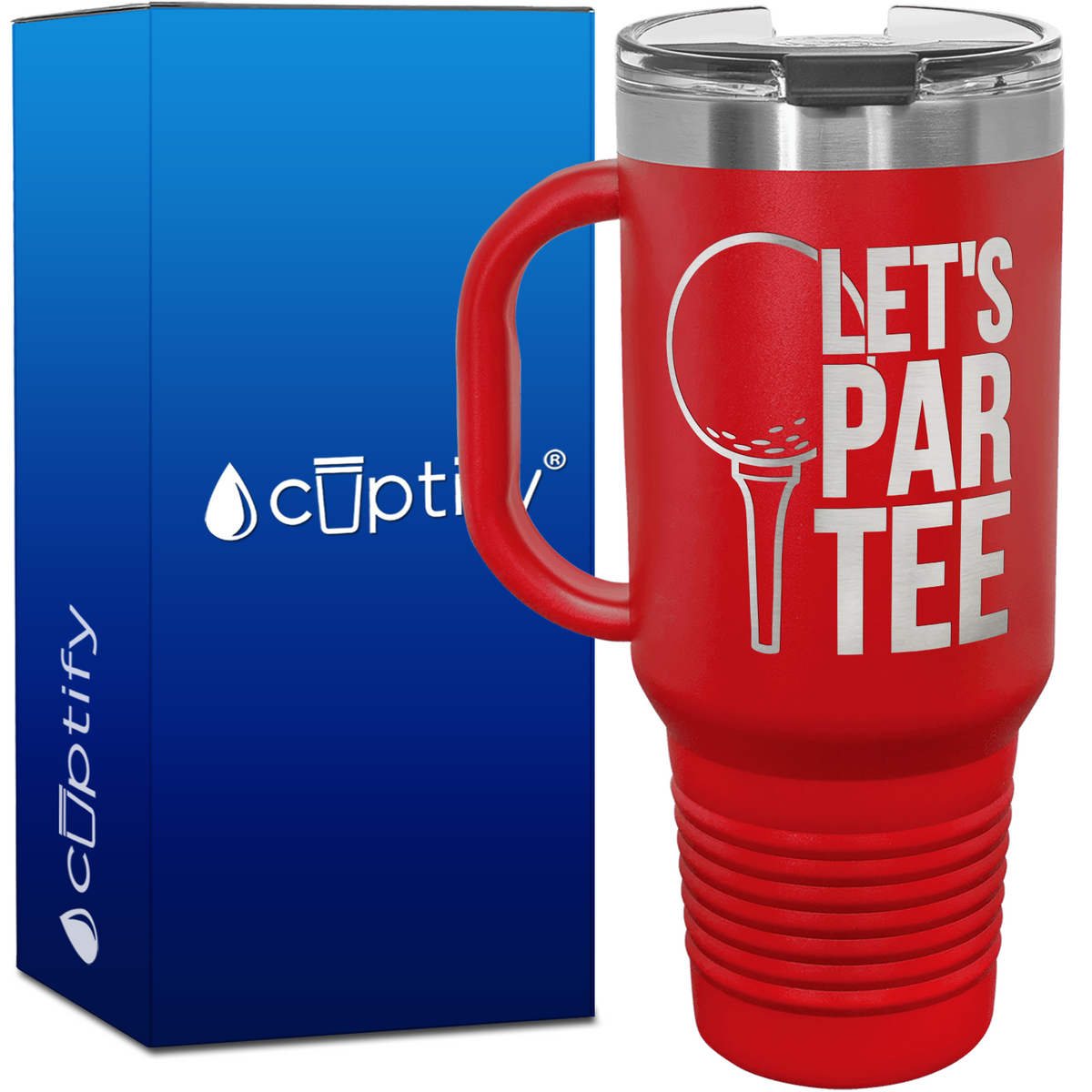 Golf Let's Par Tee 40oz Golf Travel Mug